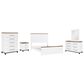 Legacy Classic Dutton 4-Piece Full Bedroom Set in Natural White, Toasted Coconut and Aged Black, , large