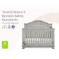 Delta Children Asher 6-In-1 Convertible Crib in Rustic Mist, , large