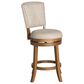 Richlands Furniture Santa Clara II Wood and Upholstered Swivel Counter Stool, , large