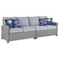 Ashley Naples Beach 4-Piece Outdoor Sectional in Gray, , large