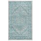 Safavieh Adirondack ADR108L 4" x 6" Light Grey and Teal Area Rug, , large