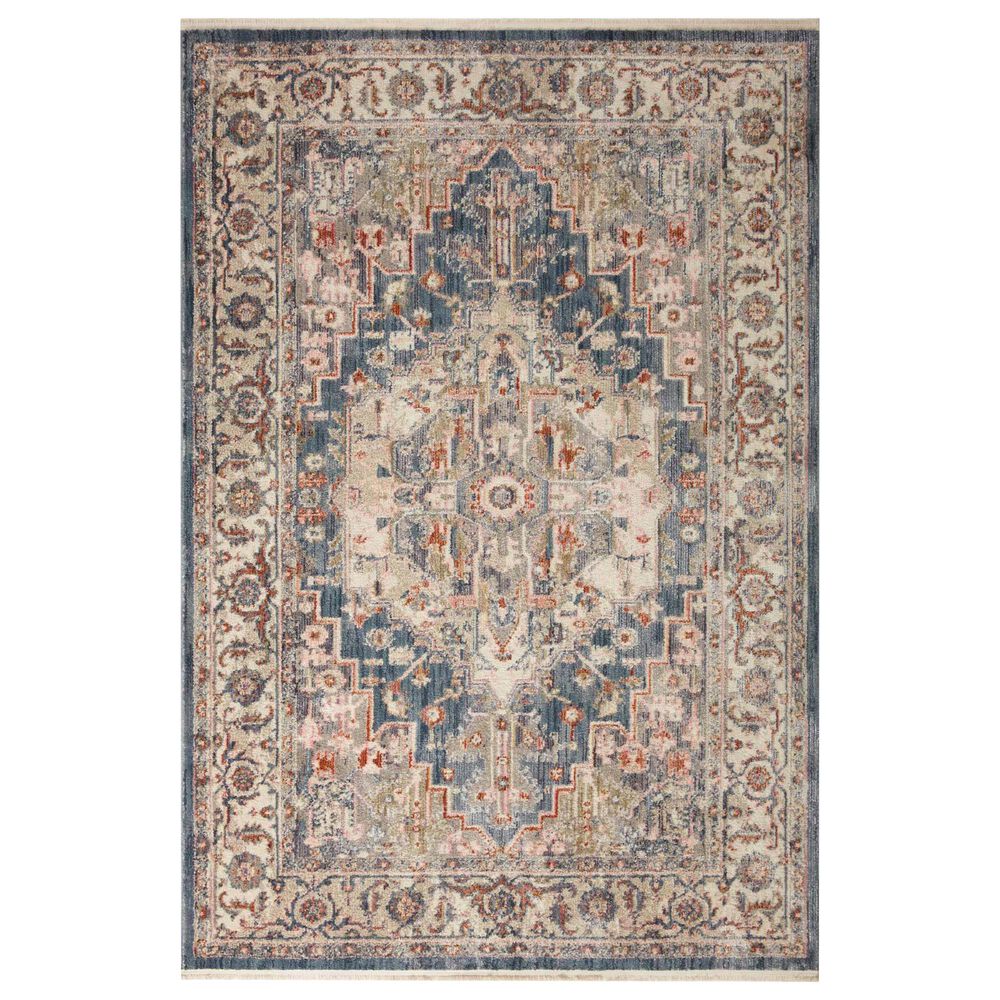 Magnolia Home Janey JAY-03 2'7" x 7'12" Indigo Runner, , large
