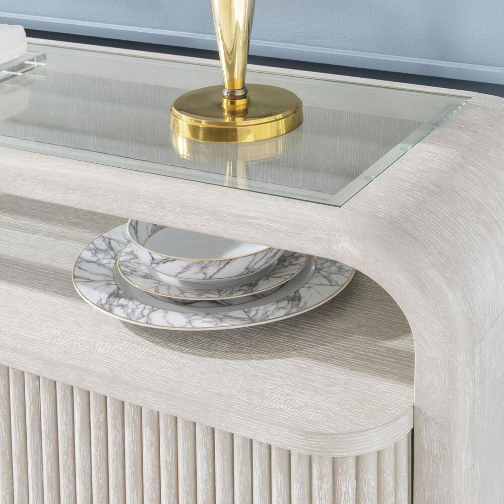 Legacy Classic Furn Direct Shp Miramar Credenza in Oyster and Brass, , large