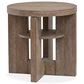 Nicolette Home Conway Round End Table in Spiced Brown, , large