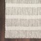 Nourison Positano POS03 Grey and Ivory 5" x 7" Indoor/Outdoor Area Rug, , large