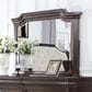 New Heritage Design Lyndhurst Dresser Mirror in Walnut Brown, , large