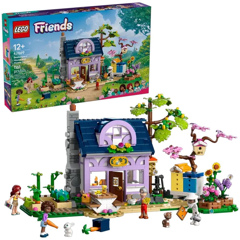 LEGO Friends Beekeepers" House and Flower Garden, , large