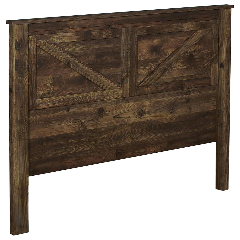 DHP Farmington Queen Headboard in Rustic, , large