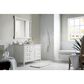 James Martin Vanities Brittany 48" Single Bathroom Vanity in Bright White with 3 cm Arctic Fall Solid Surface Top and Rectangle Sink, , large