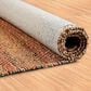 L&R Resources Natural Fiber 7"9" x 9"9" Burgundy Area Rug, , large