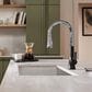 Kohler Tone Pull-Down Kitchen Sink Faucet in Polished Chrome and Matte Black, , large