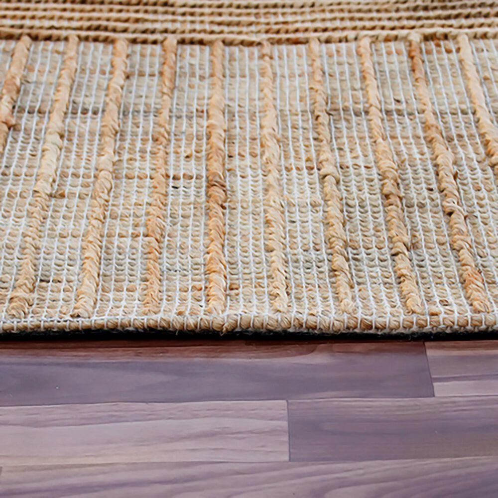 L&amp;R Resources Maples Striped 5&#39; x 7&#39;9&quot; Natural Area Rug, , large
