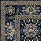 Safavieh Micro-Loop 5" x 8" Black and Green Area Rug, , large