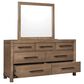 Urban Home Roycroft 7 Drawer Dresser and Mirror in Brown, , large