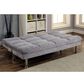 Furniture of America Saldana Stationary Futon Sofa in Light Gray, , large