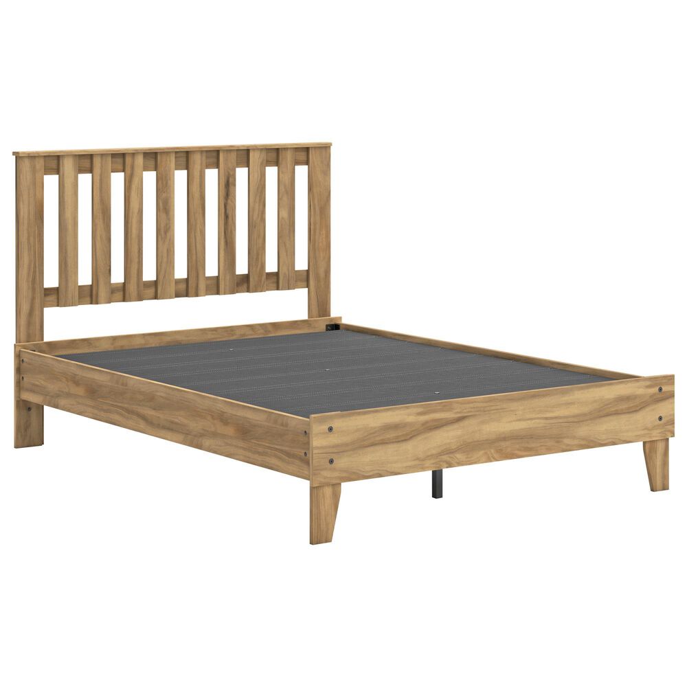 Ashley Bermacy Full Platform Bed in Light Brown, , large