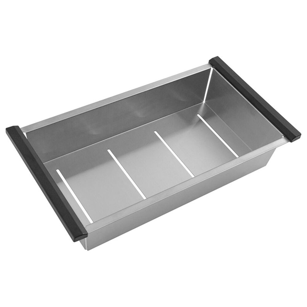 MS International Single Bowl 16-Gauge Handcrafted Workstation Kitchen Sink in Stainless Steel, , large