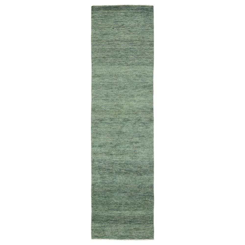 Jaipur Saga Origin 3" x 12" Agave Green Runner, , large