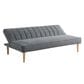 Lifestyle Solutions Salem Charcoal Futon, , large