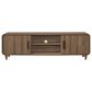 Crown Mark Nyomi 71" TV Stand in Light Brown, , large