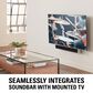 Sanus Advanced Tilt 4D Premium TV Wall Mount for 42" - 90" TVs with Soundbar Mount in Black, , large