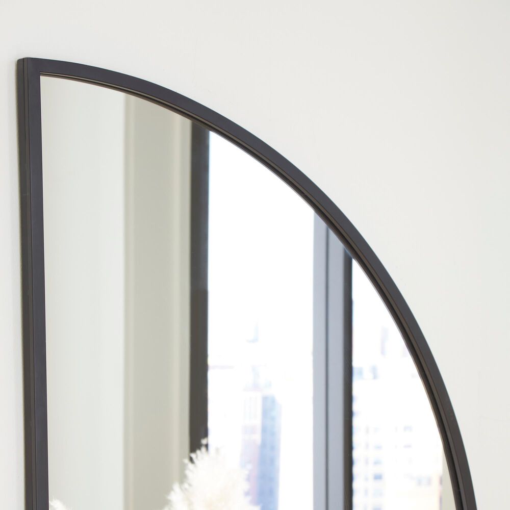 Ashley Denlow Accent Wall Mirror in Black, , large