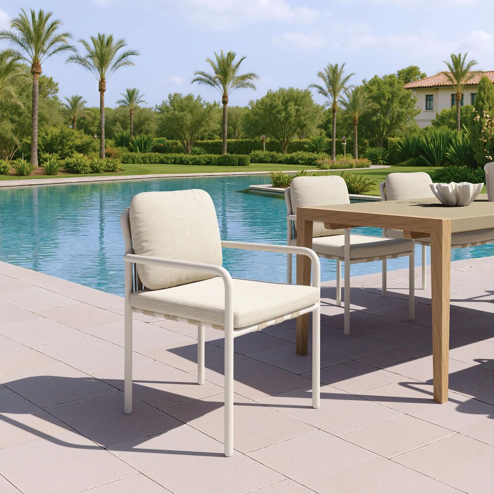 Zuo Modern Aite Patio Dining Chair in Beige &#40;Set of 2&#41;, , large