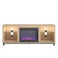 Ameriwood Home Lumina Deluxe Fireplace TV Stand in Blonde Oak, , large
