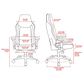 Arozzi Vernazza XL Soft Fabric Gaming Chair in Dark Grey, , large