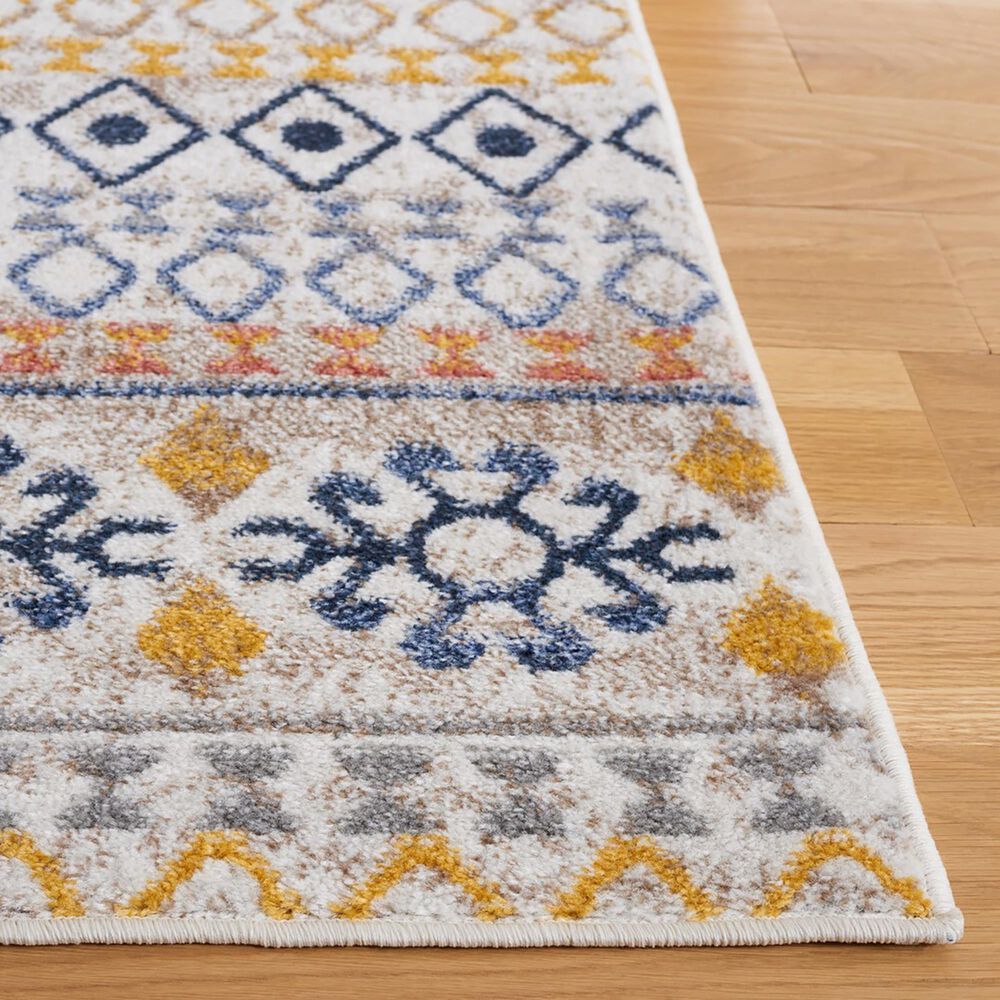 Safavieh Astoria Southwestern 9&#39; x 12&#39; Ivory, Blue and Rust Area Rug, , large