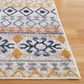 Safavieh Astoria Southwestern 9" x 12" Ivory, Blue and Rust Area Rug, , large