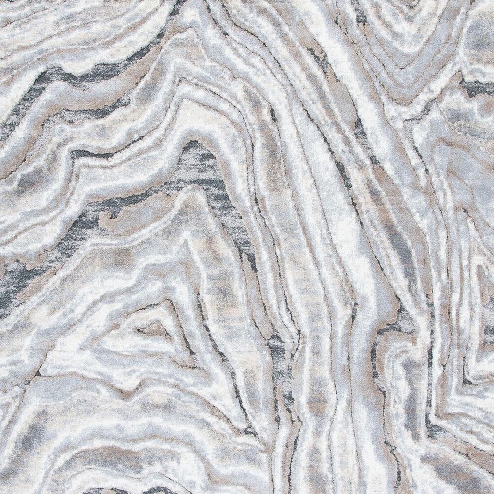 Safavieh Cyrus Shag 2&#39;2&quot; x 9&#39; Beige and Grey Runner, , large