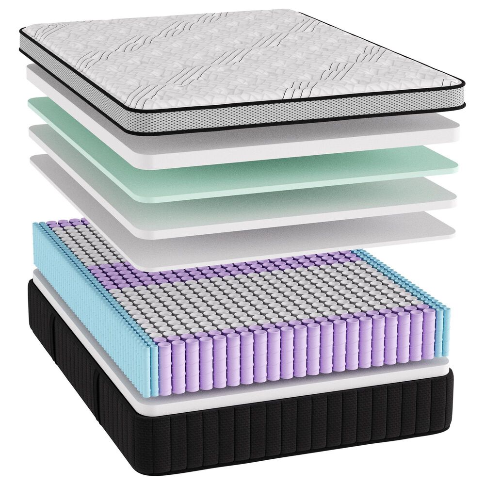 Grand Estate 300 Firm California King Mattress with High Profile Box Springs, , large