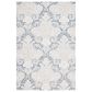 Safavieh Micro-Loop MLP539M 4" x 6" Blue and Ivory Area Rug, , large