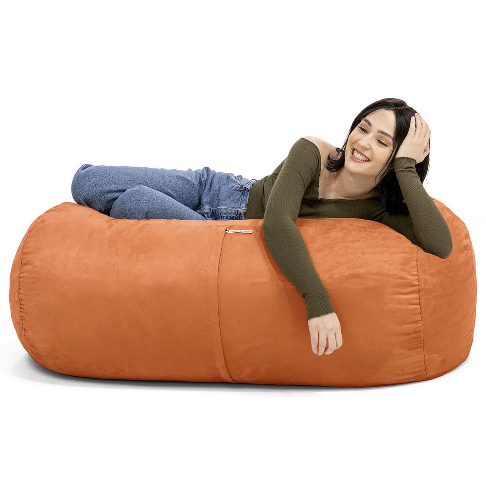 Jaxx 4&#39; Lounger Bean Bag in Mandarin, , large