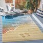 Safavieh Barbados Tropical Beach BAR550  4" x 6" Gold and Blue Indoor/Outdoor Area Rug, , large