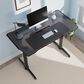 Eureka Ergonomics 44" Curved Gaming Desk in Black and Red, , large