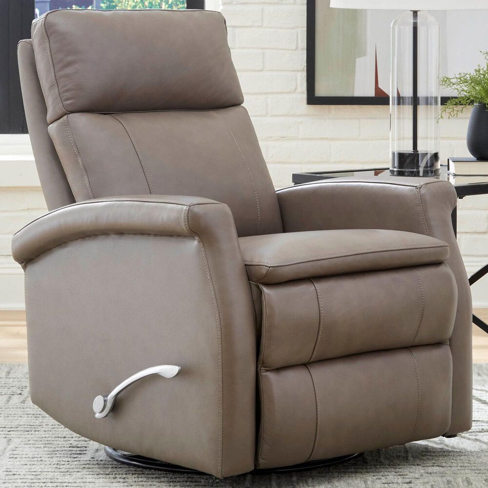 Simeon Collection Bristol Manual Swivel Glider Recliner in Graphite, , large