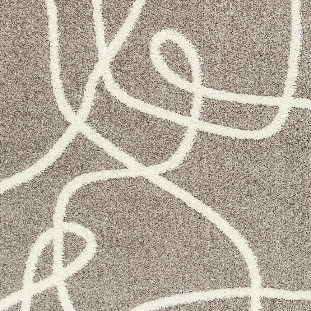 Surya Rodos Abstract 5&#39;3&quot; x 7&#39; Charcoal, White, Sage Area Rug, , large