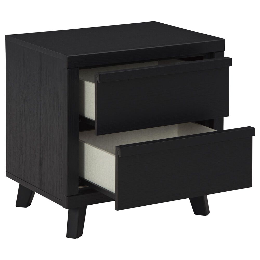 Ashley Danziar 4-Piece Queen Bedroom Set in Matte Black, , large