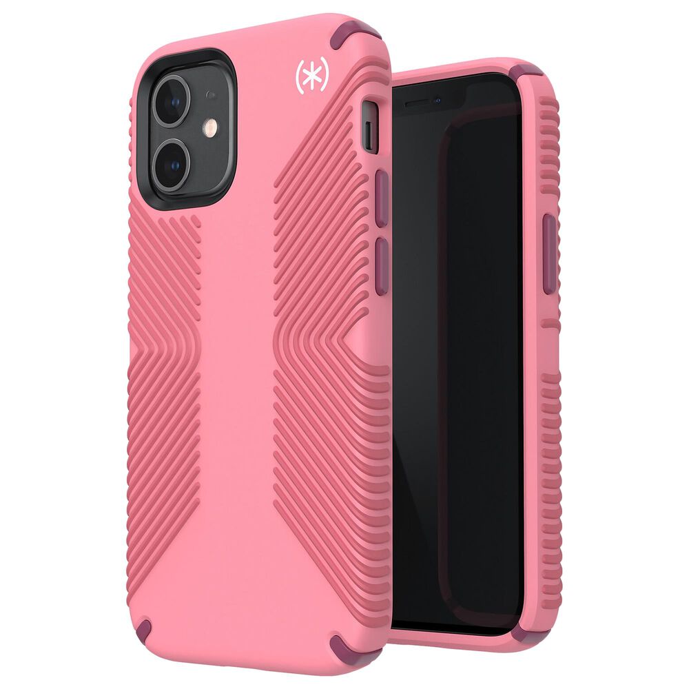 Speck Presidio2 Grip Case For Apple iPhone12 Mini in Vintage Rose And Royal Pink, , large