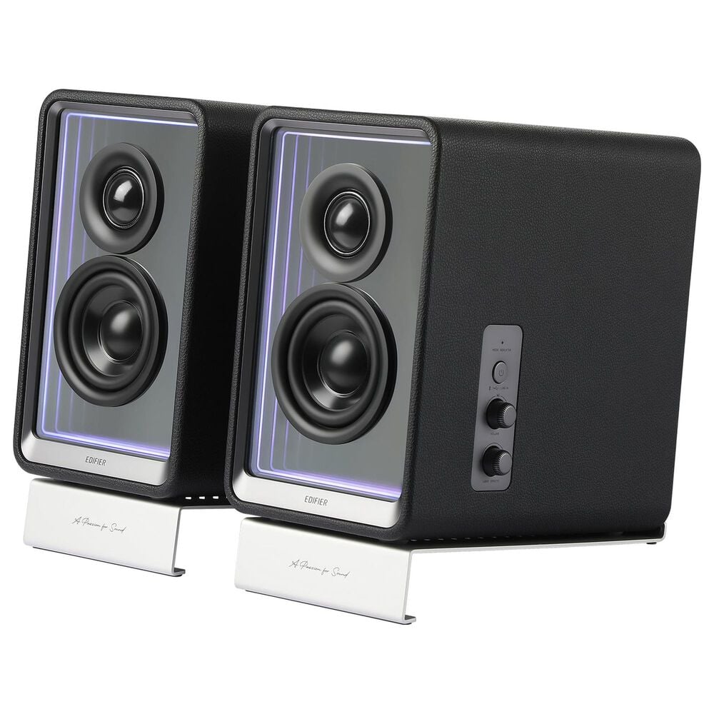 Edifier QR65 2.0 Hi-Res Audio Wireless Active Monitor Speakers Pair in Black, , large