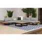 Mayberry Hill Cabana Outdoor Coffee Table with Natural Top in Black, , large