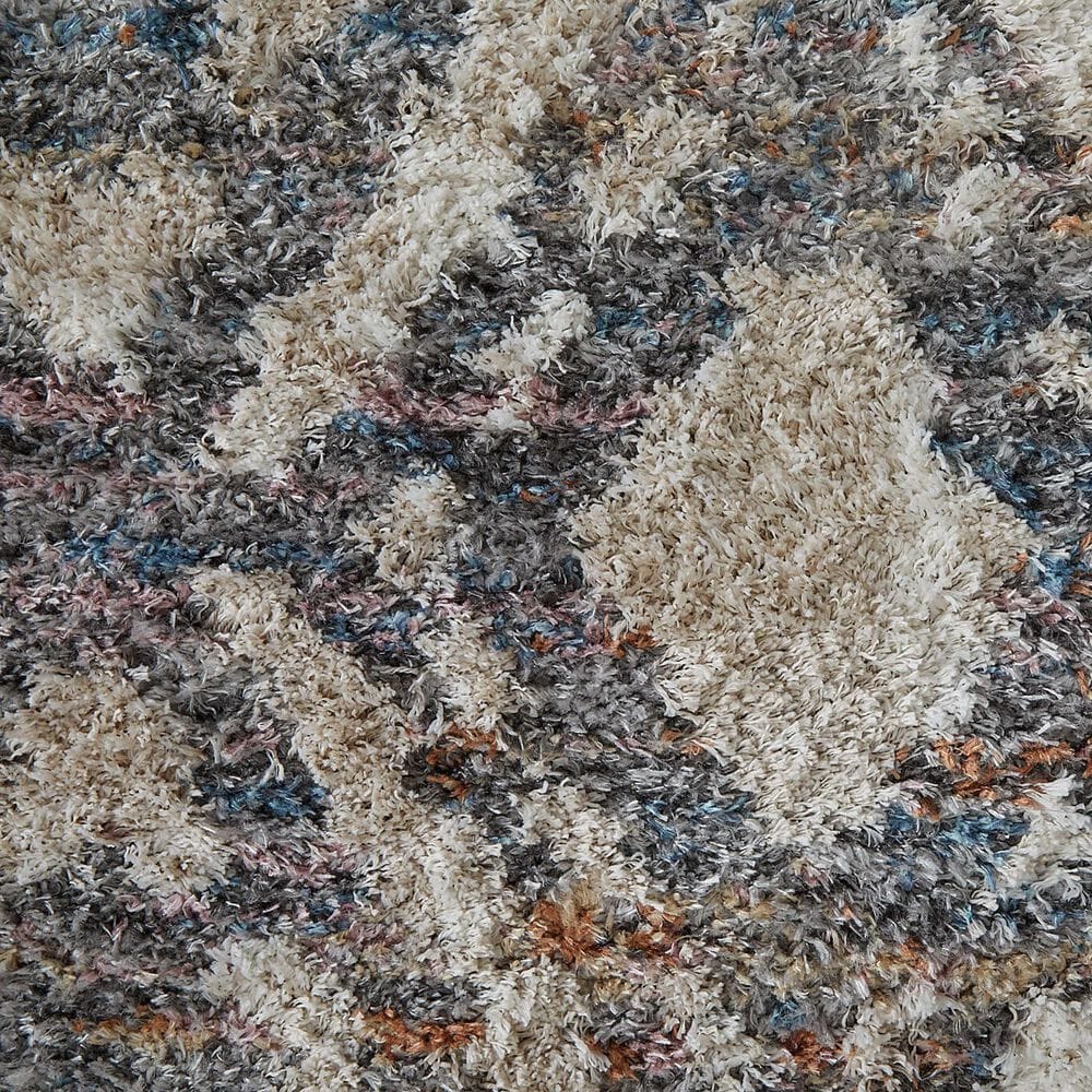 Feizy Mynka 39IAF 2&#39; x 3&#39; Gray and Multicolor Area Rug, , large