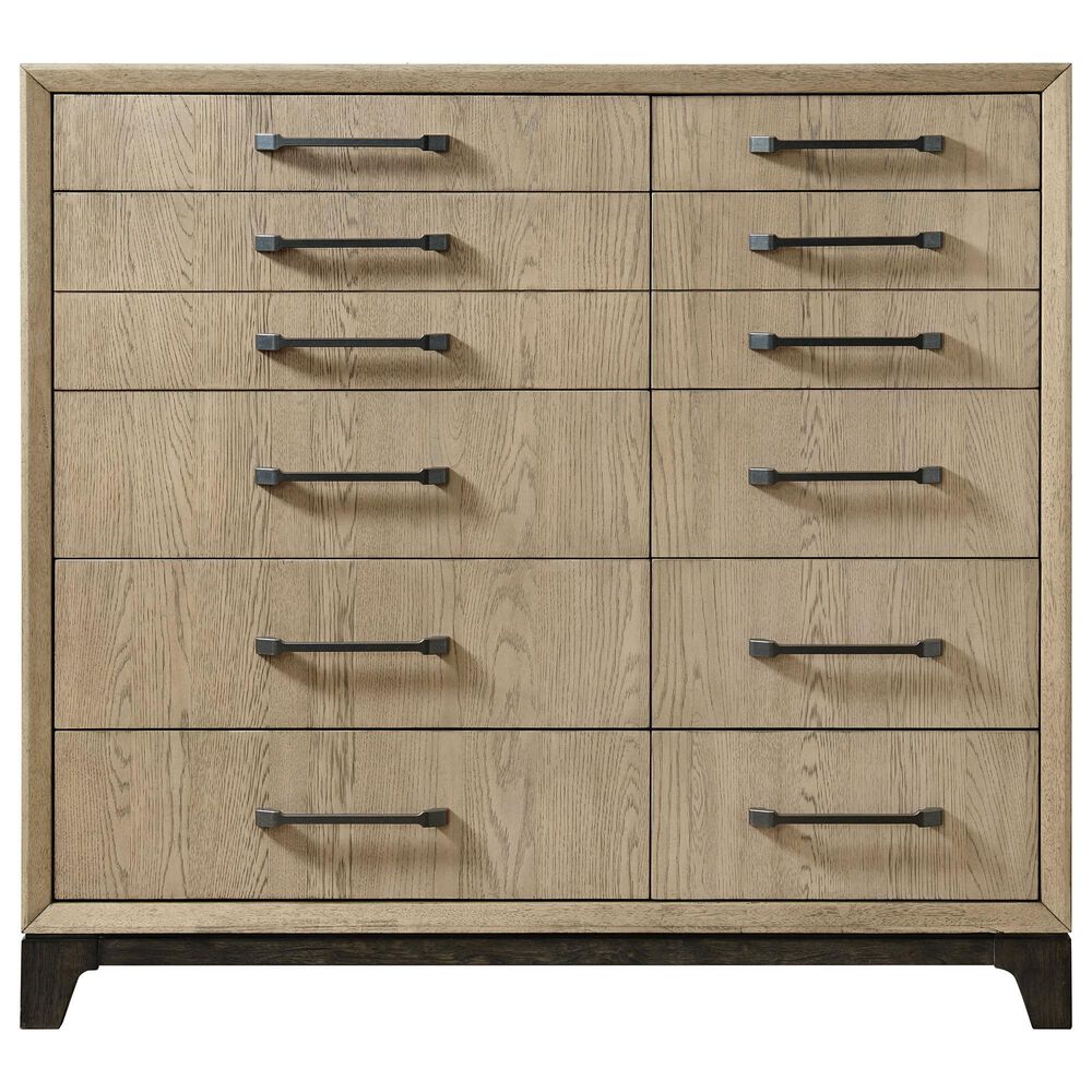 Emerald Home Furnishings Sutton Place 12-Drawer Master Chest in Caramel and Cocoa Brown, , large