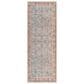 Surya Colin 2"7" x 12" Light Blue, Tan, Orange, Brown and Cream Runner, , large