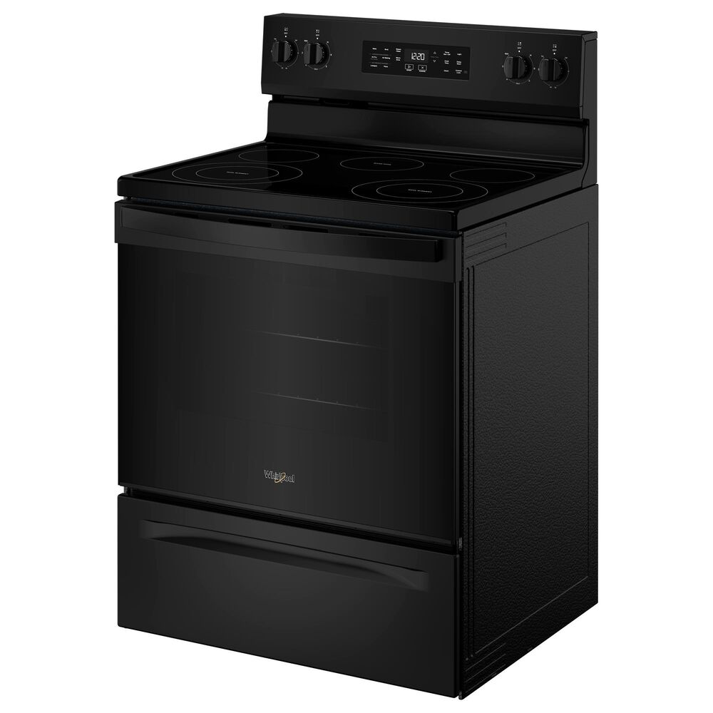 Whirlpool 5.3 Cu. Ft. Freestanding Electric Range in Black, , large