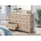 Sauder River Ranch 6-Drawer Dresser in Harvest Walnut, , large