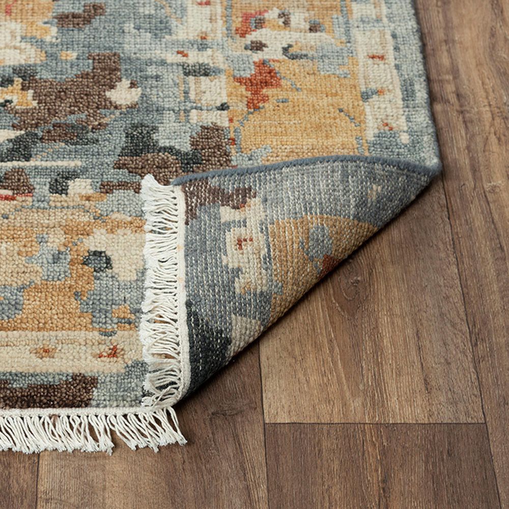 RIZZY Belmont 6&#39; x 9&#39; Dark Grey, Gold and Rust Area Rug, , large