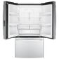 GE Appliances 23.1 Cu. Ft. Counter Depth French Door Refrigerator in Stainless Steel, , large